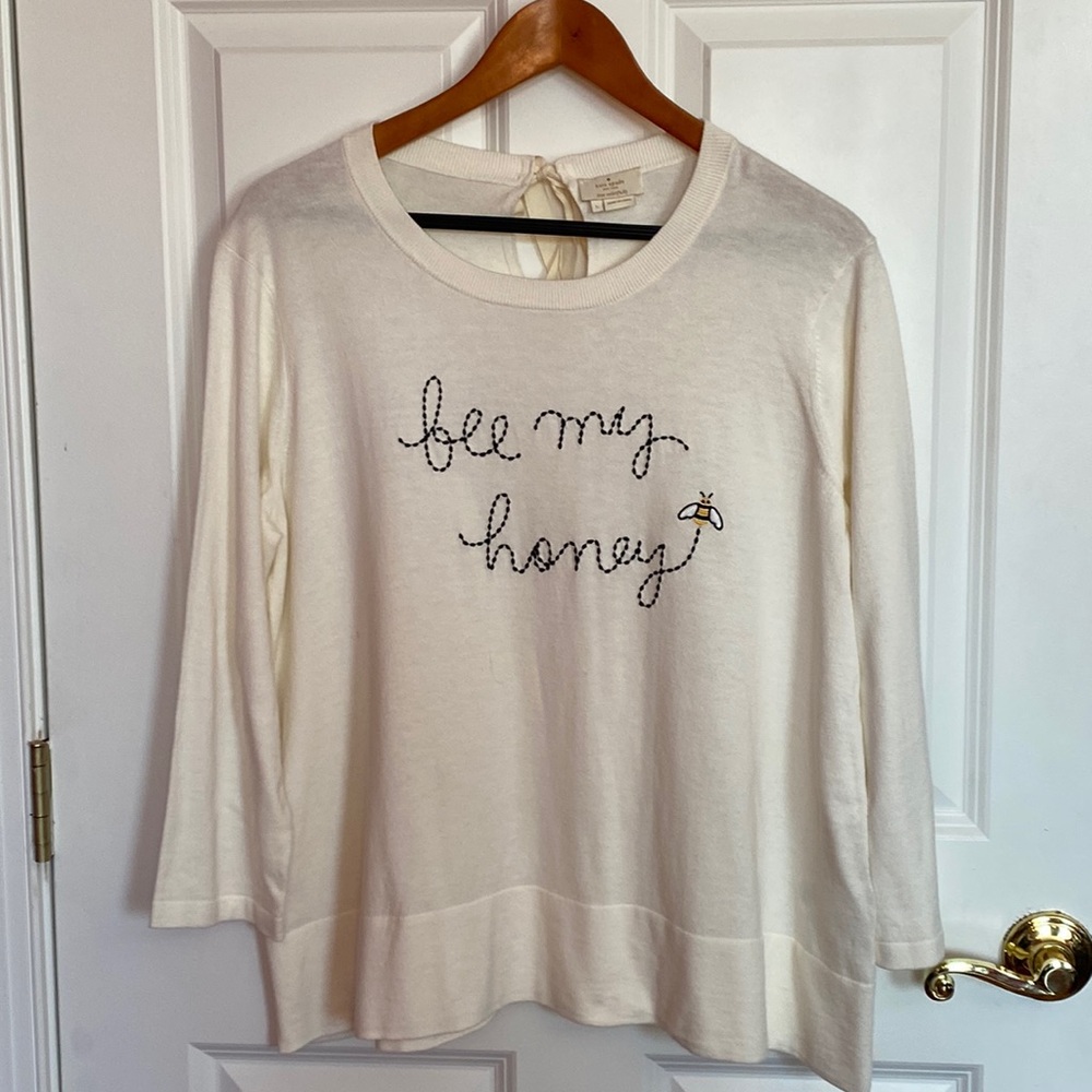 Kate Spade Bee My Honey Sweater (size large)